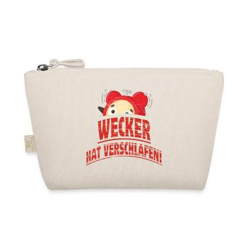 Wecker hat verschlafen - Bio-Täschchen - Natur - Vorne