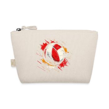 Volleyball Zeichnung - Bio-Täschchen - Natur - Vorne
