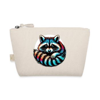 Raccoon - Organic Pouch - nature - Front