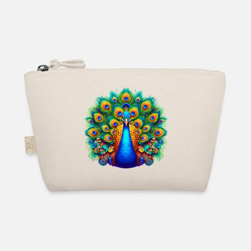 Pfau - Bio-Täschchen - Natur
