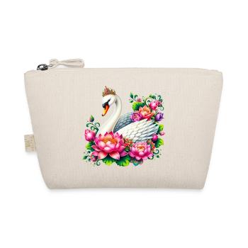 Cygne décoré de fleurs de lotus - Trousse biologique - nature - Devant
