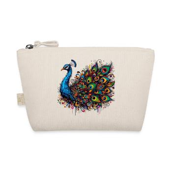Pfau - Bio-Täschchen - Natur - Vorne