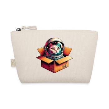 Astronaut Katze - Bio-Täschchen - Natur - Vorne