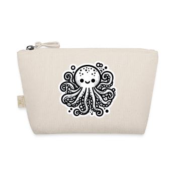 Octopus Octopus White Sticker - Organic Pouch - nature - Front