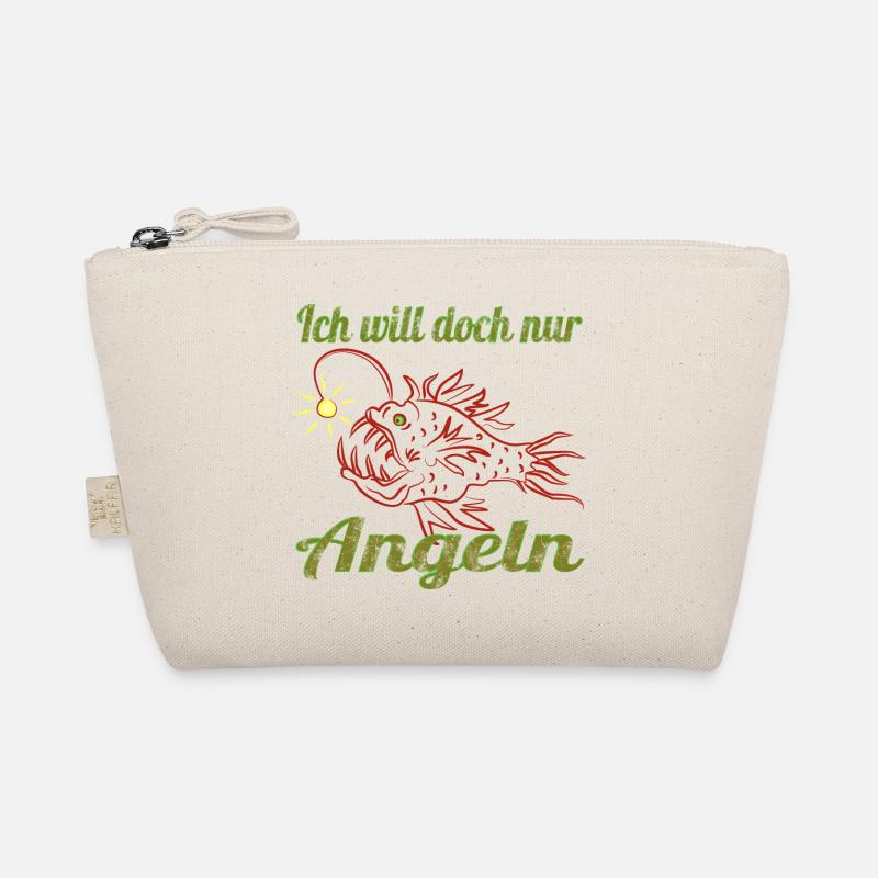 Ein Laternen Fisch - Bio-Täschchen - Natur