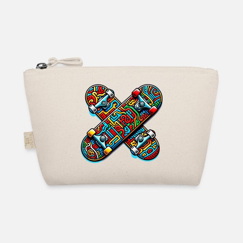 Skateboard Organic Pouch