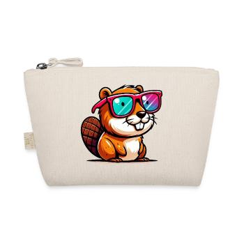 Beaver - Organic Pouch - nature - Front