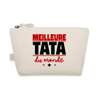 Meilleure tata du monde, cadeau de noël - Trousse biologique - nature - Devant