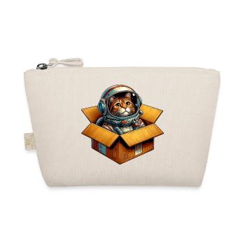 Astronaut Katze - Bio-Täschchen - Natur - Vorne