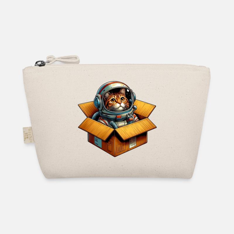 Astronaut Katze Bio-Täschchen