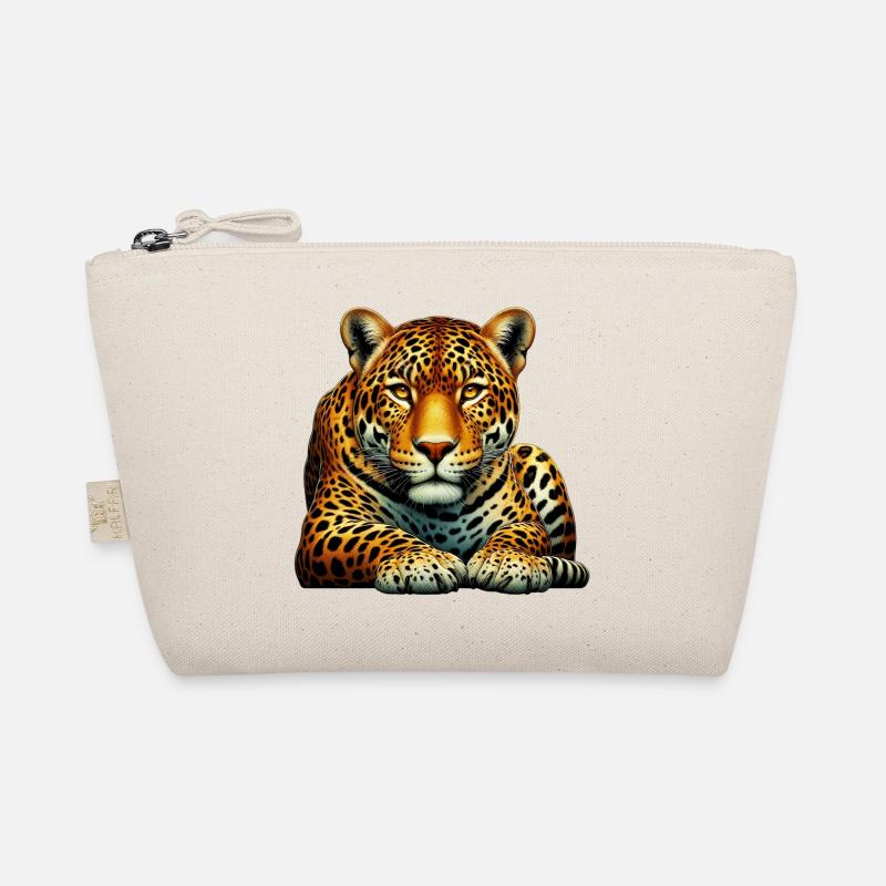 Leopard - Bio-Täschchen - Natur