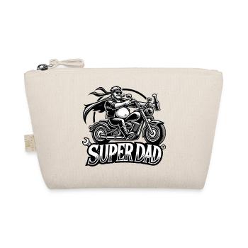 Super Dad Motorradheld - Bio-Täschchen - Natur - Vorne