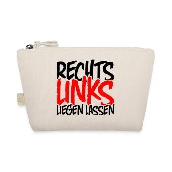 Recht Links liegen lassen - Bio-Täschchen - Natur - Vorne