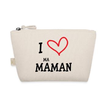 J'aime ma maman - Fête des Mères - Trousse biologique - nature - Devant