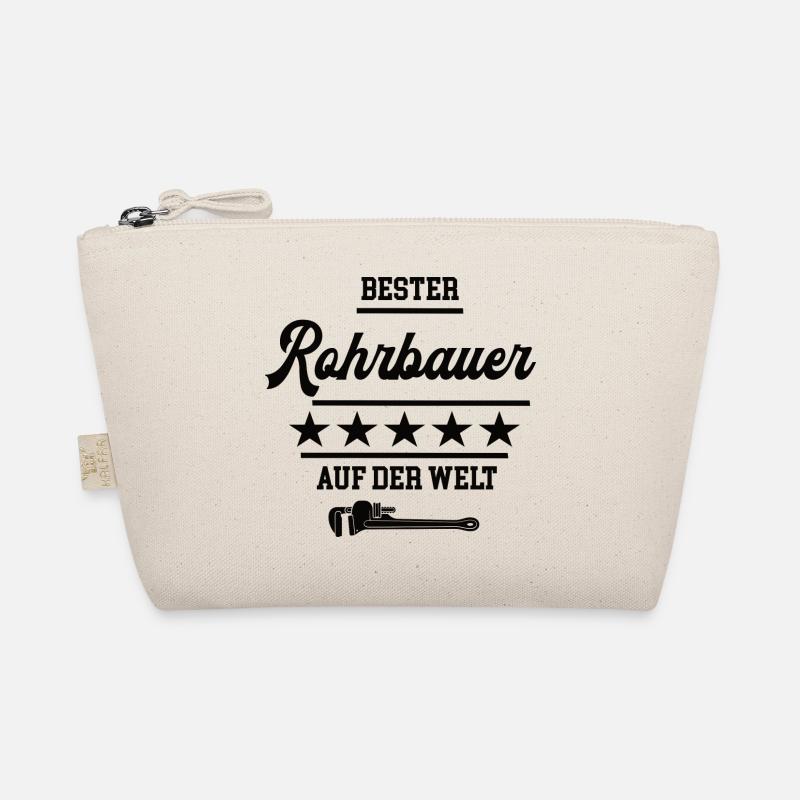 Rohrbauer Bester Handwerker Rohrbau Tiefbau Bio-Täschchen