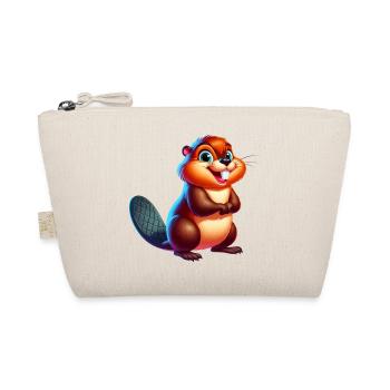 Beaver - Organic Pouch - nature - Front