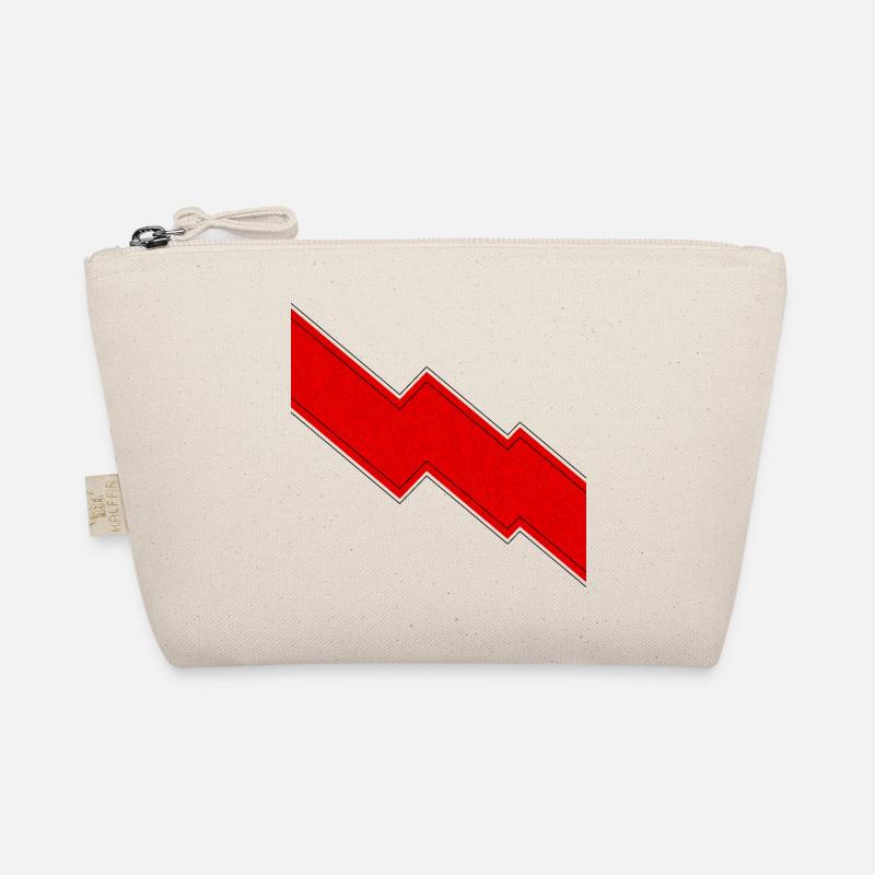 Roter Blitz Zeichen Geschenk Bio-Täschchen