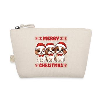 Dog Ugly Christmas Christmas Xmas Cute Cute - Organic Pouch - nature - Front