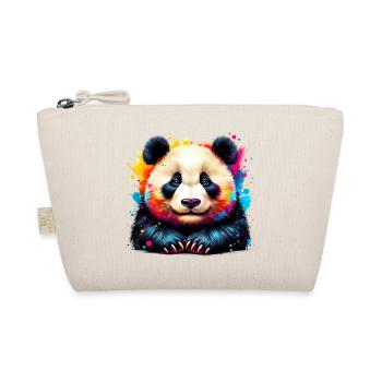 Panda - Bio-Täschchen - Natur - Vorne