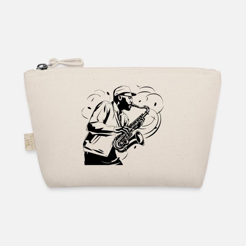 Dessin de saxophoniste Trousse biologique