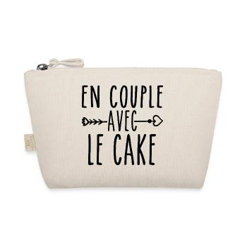 En Couple avec Cake, cadeau Fans de Cake - Trousse biologique - nature - Devant