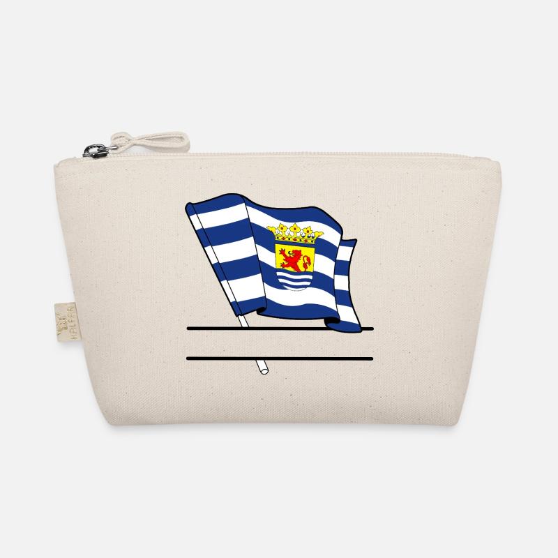 Flag Zeeland text banner Organic Pouch