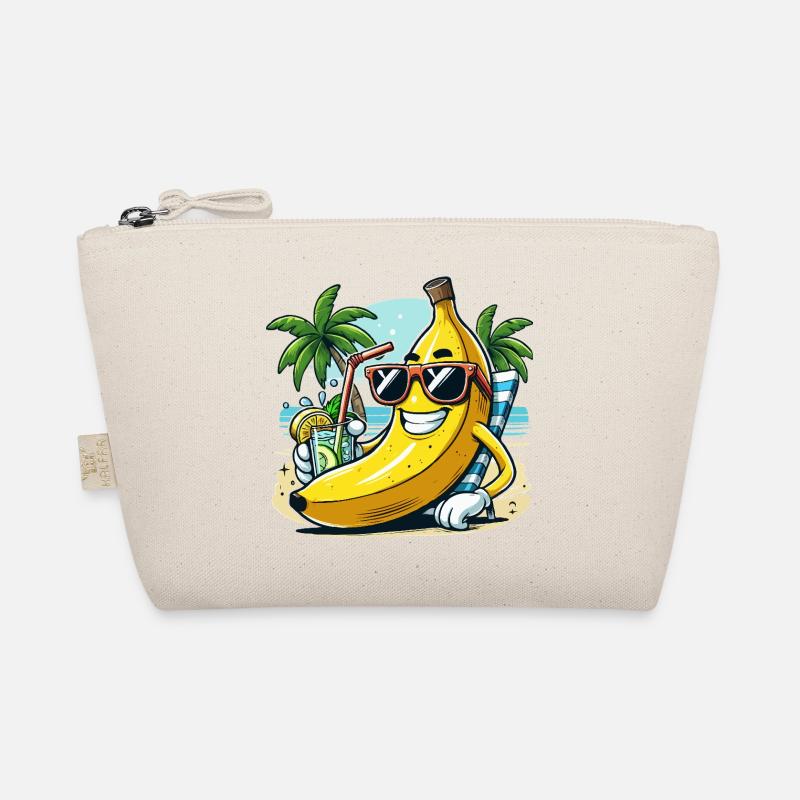 Entspannte Banane Bio-Täschchen