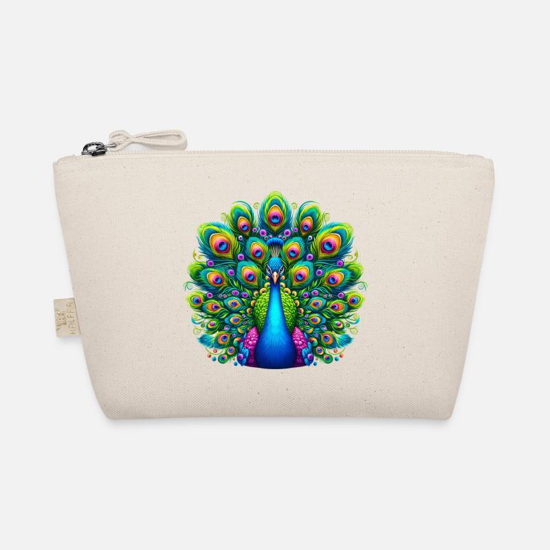 Pfau Bio-Täschchen