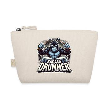 Badass Drummer Gorilla Cool Gift - Trousse biologique - nature - Devant