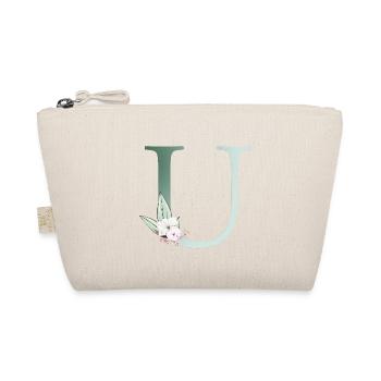 U Monogramme, Floral, Personnalisable - Trousse biologique - nature - Devant