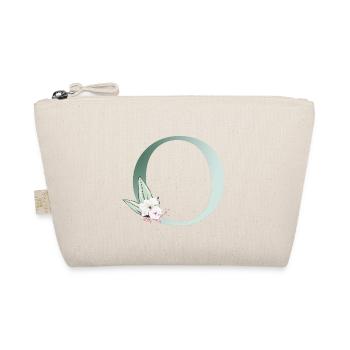 o Monogramme, Floral, Personnalisable - Trousse biologique - nature - Devant