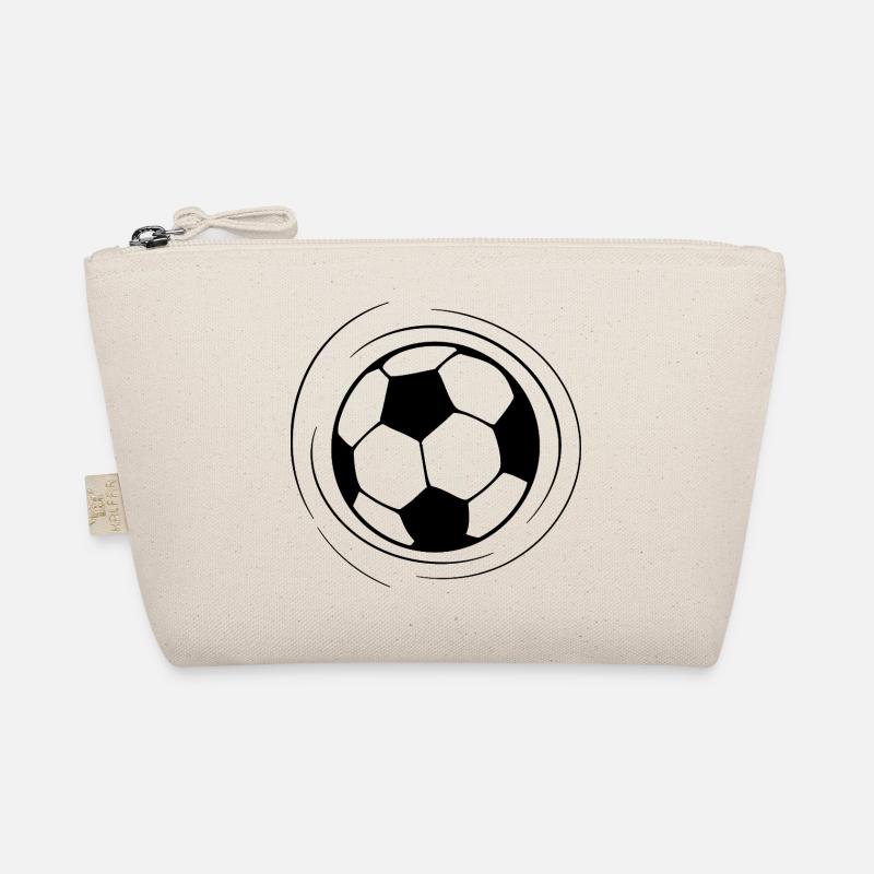 Fußball Line Art Bio-Täschchen