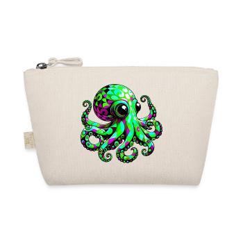 Krake - Bio-Täschchen - Natur - Vorne