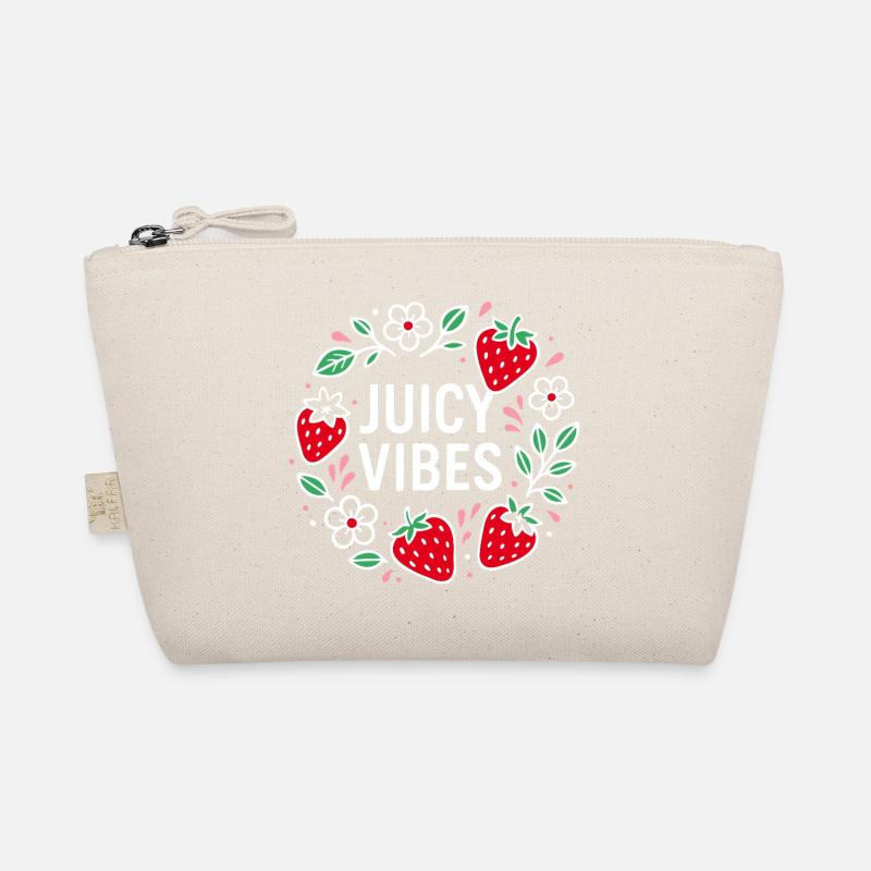 Juicy Vibes - Sommerdesign mit Erdbeeren Bio-Täschchen