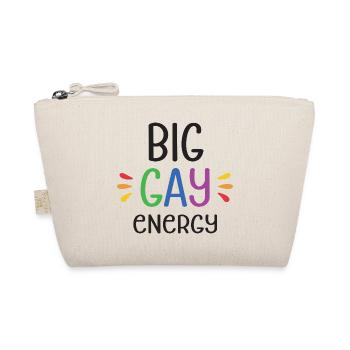 LGBTQ Pride Month - Big Gay Energy - Organic Pouch - nature - Front