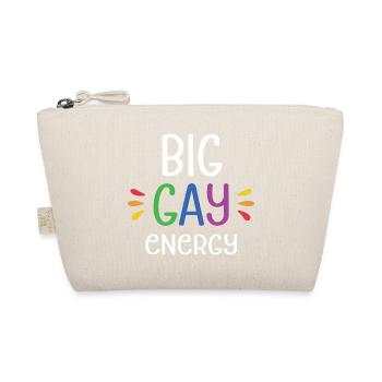 LGBTQ Pride Month - Big Gay Energy - Organic Pouch - nature - Front