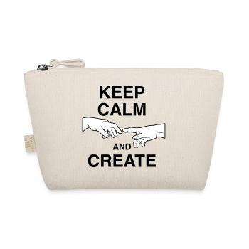 Keep calm and create - Organic Pouch - nature - Front
