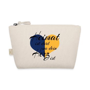 Heimat ist dort wo dein Herz ist - Organic Pouch - nature - Front
