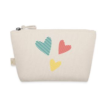 COEUR. MERCI. MAÎTRESSE. MAITRE. MERCI MAÎTRESSE. - Trousse biologique - nature - Devant