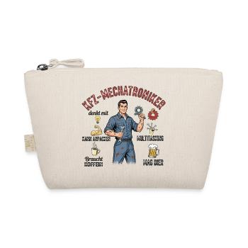 The automotive mechatronics technician - Organic Pouch - nature - Front