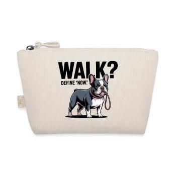French Bulldog Walk Time - Organic Pouch - nature - Front