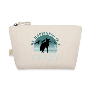 Husky avec motif de montagne et dicton - Trousse biologique - nature - Devant
