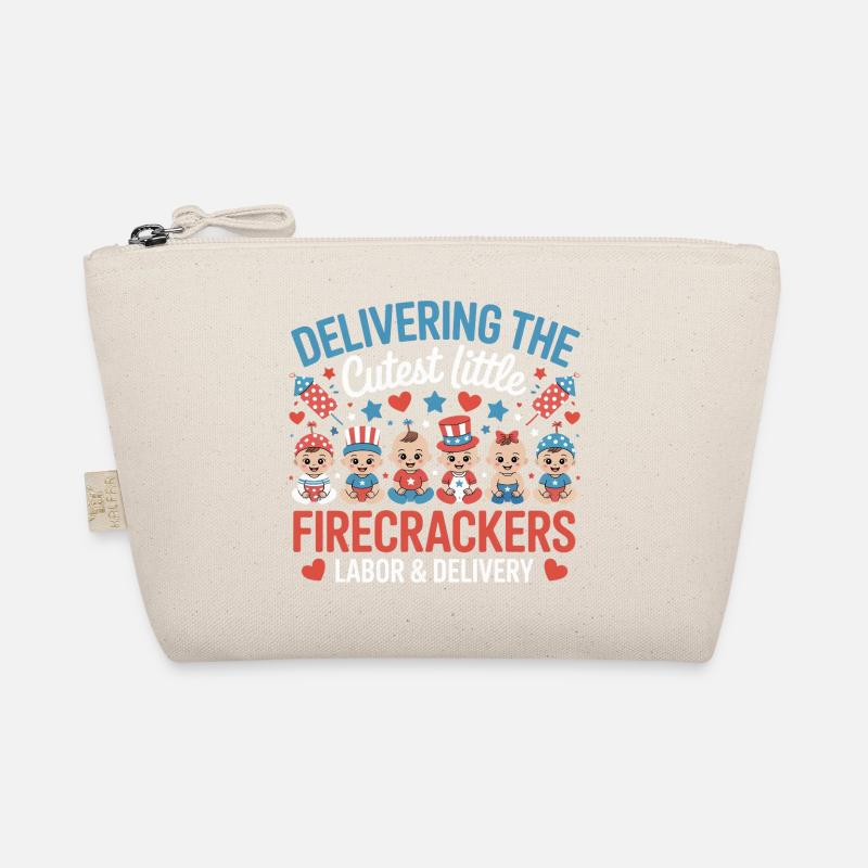  Labor & Delivery Firecrackers Independence Day Bio-Täschchen