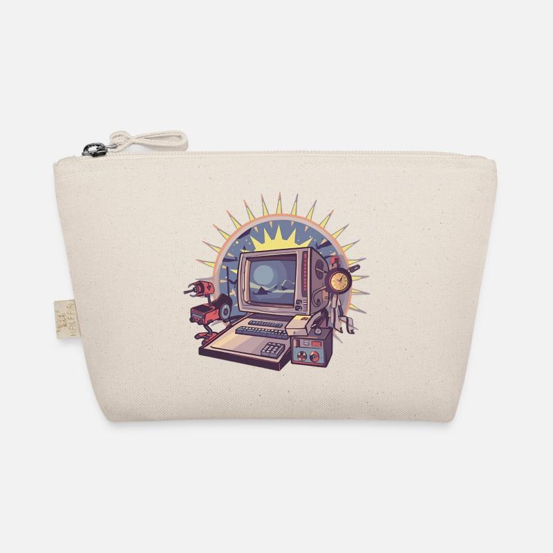 Futuristic computer with retro elements Organic Pouch