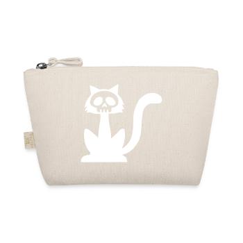 Crâne de chat blanc - Trousse biologique - nature - Devant