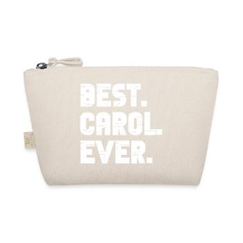 Best Carol Ever Geschenk Spruch - Bio-Täschchen - Natur - Vorne