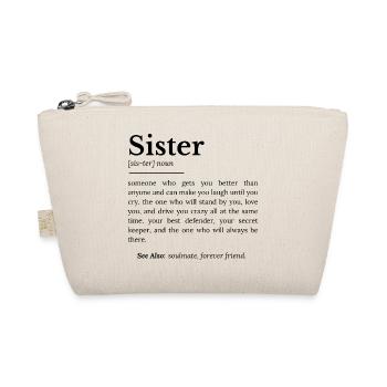 Sister: Built-in Frenemy for Life - Organic Pouch - nature - Front