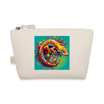 Gecko - Bio-Täschchen - Natur - Vorne
