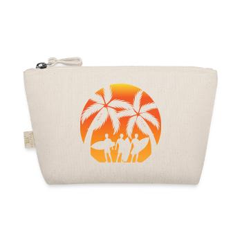 Sunset Surfer Palm Trees - Organic Pouch - nature - Front
