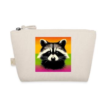 Raccoon - Organic Pouch - nature - Front